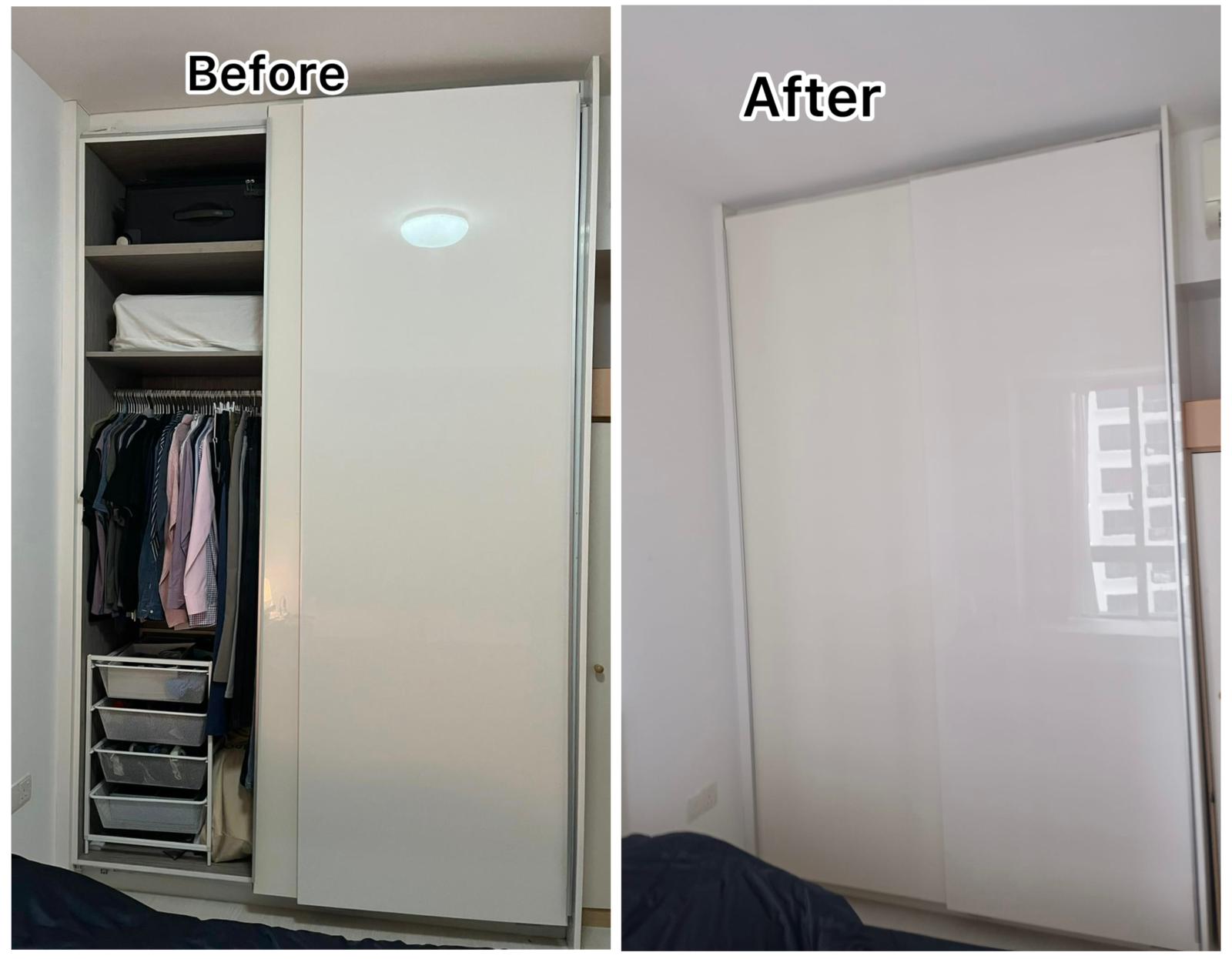 Closet & Wardrobe Door Installation & Upgrade Service in Singapore